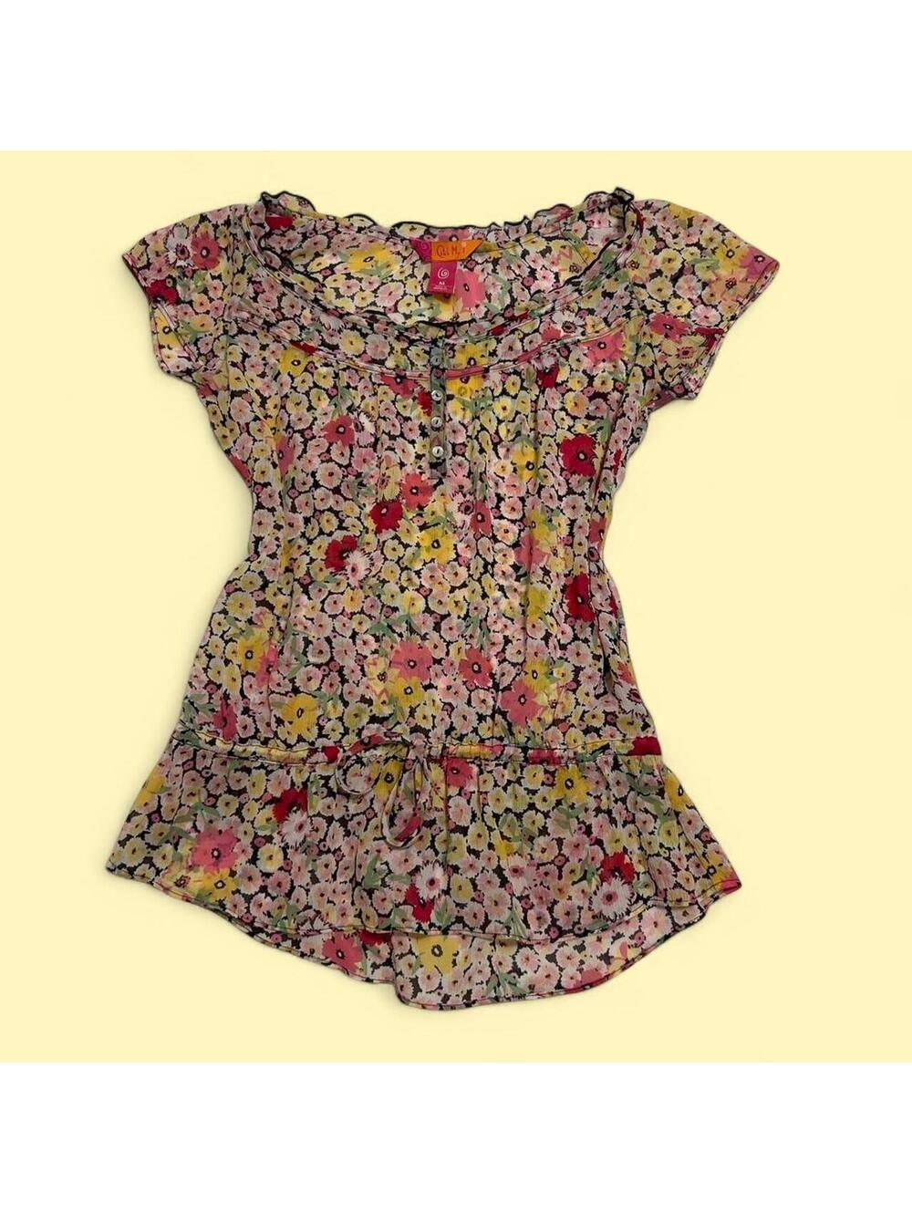 American Vintage Women's Multi and Pink Blous